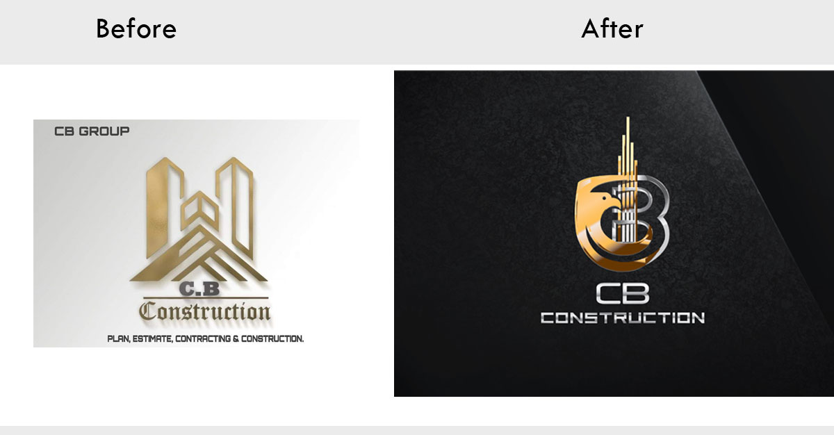 CB Construction Logo Re Designing
