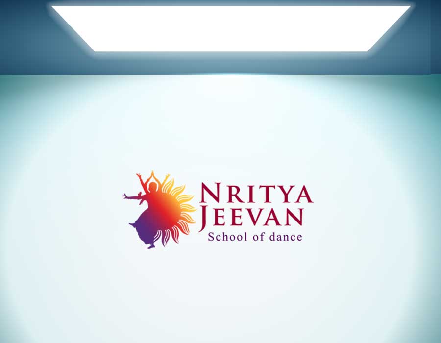Nritya jeevan School of dance dance school logo Dance logo design
