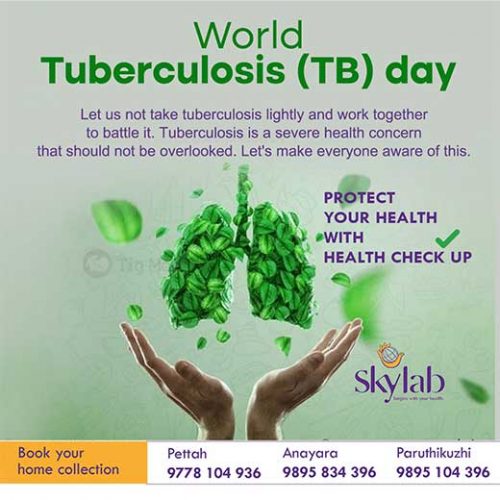 World Tuberculosis [TB] Day poster at Trivandrum